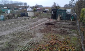 Moestuin december 2016