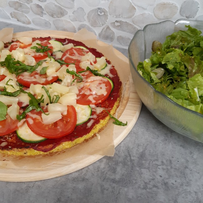 Recept bloemkoolpizza