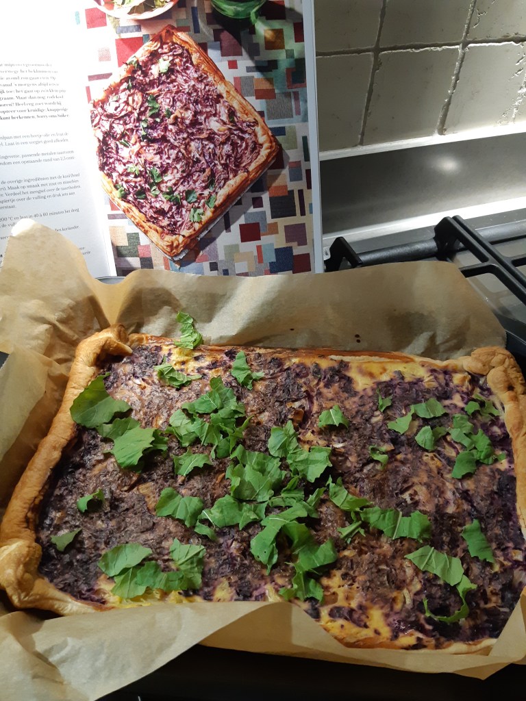 Recept rode kool plaattaart