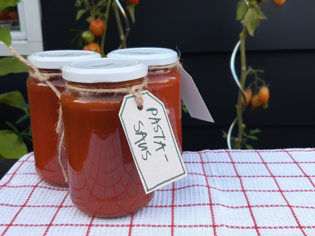 recept pastasaus (inmaken)