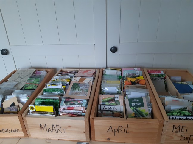 Zadenvoorraad sorteren