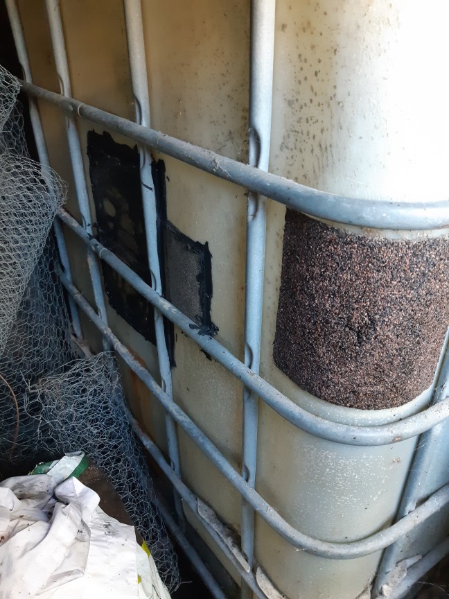 Wateropvang IBC repareren